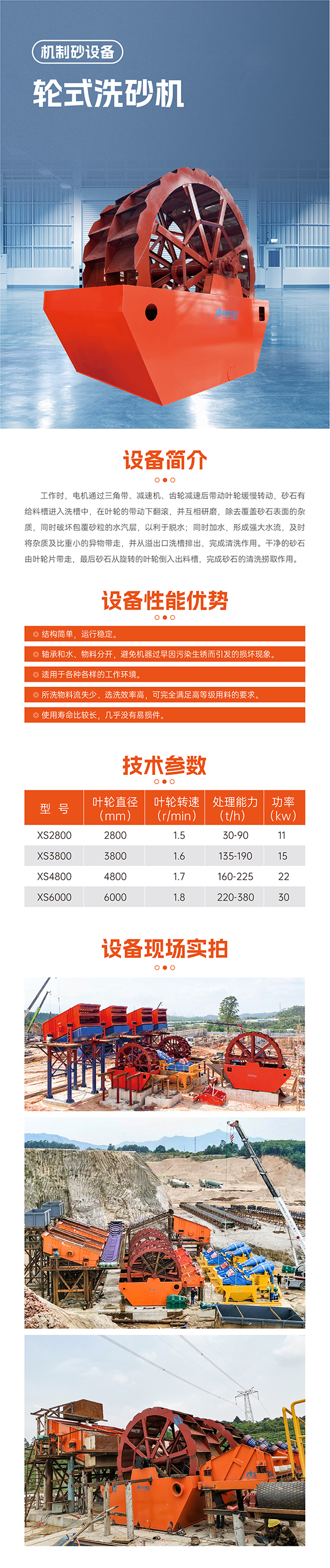 華寶礦機輪式洗砂機設備技術(shù)蠶食