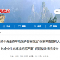 落實(shí)中央環(huán)保督查整改要求 湖南張家界市完成礦山生態(tài)修復279個(gè)
