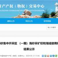 超17.5元/方！福建漳州國企近3億元競得儲量超1900萬(wàn)方海砂礦