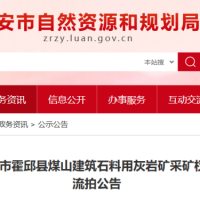 起始價(jià)8億元！安徽一建筑石料用灰巖礦無(wú)人報價(jià)流拍